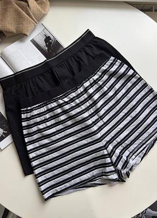 589 комплект набор мужских хлопковых трусов семейных шорт