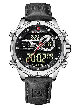 Годинник наручний naviforce pride nf9208 original (nf9208 s/b/b) | чоловічий наручний годинник-lvr