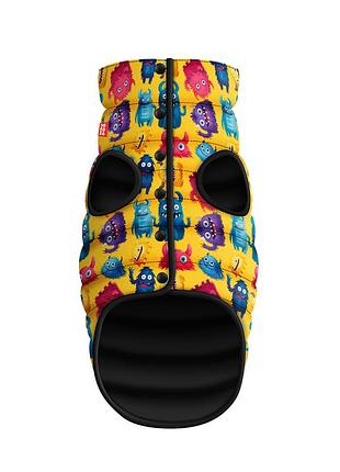 Курточка для собак waudog clothes рисунок "мохнатые монстры", xs25, в 37-40 см, с 24-27 см