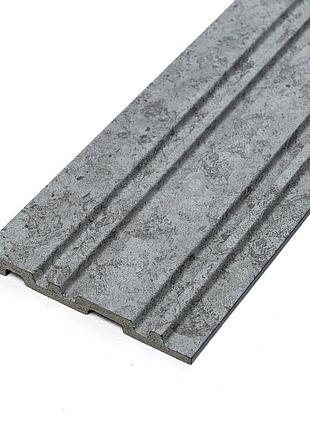 Рейка декоративная ps бетон 2900х120х12мм sw-00002132