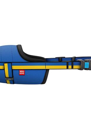Намордник для собак waudog nylon, рисунок "colors of freedom", пластиковый фастекс, размер m, о 19-26 см