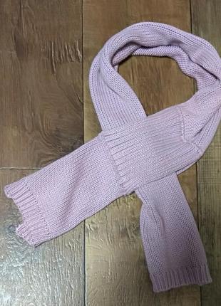 Шарф пудровый женский для девочки
