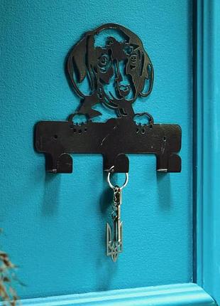 Металлическая ключница настенная ключница 3 крючка