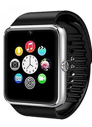 Смарт-годинник gt08 (silver black)-lvr