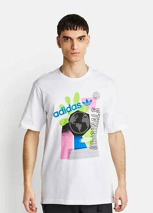 Футболка чоловіча adidas originals бавовна adiworld jd6418 розмір xs