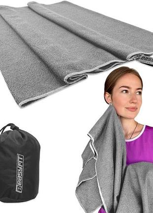 Полотенце из микрофибры 140х60 см easyfit silverwing в сумочке