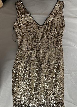 Максі сукня з блискітками