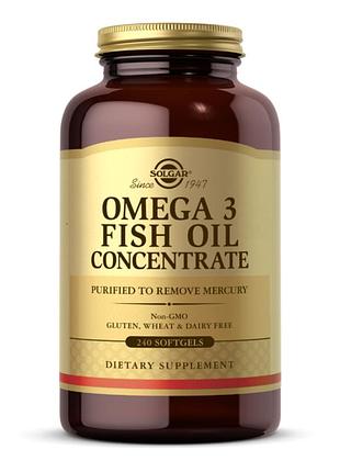 Omega-3 fish oil concentrate - 240 softgels