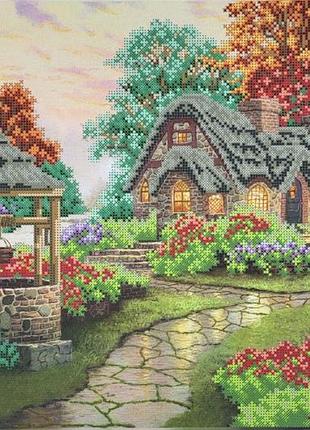 3104 домик, схема для вышивки бисером картины