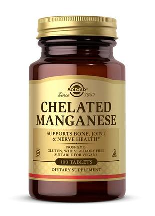 Chelated manganese - 100 tabs