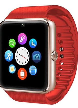 Смарт-годинник gt08 (gold red)-lvr