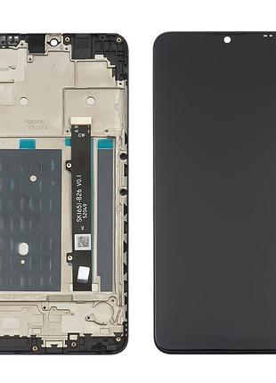 Дисплей zte blade a51 2021 с тачскрином и рамкой, черный | модуль