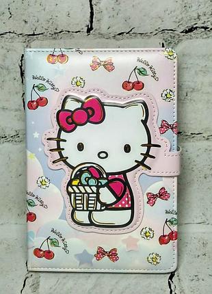 Блокнот кити на магнітній застібці 19х12,7 см