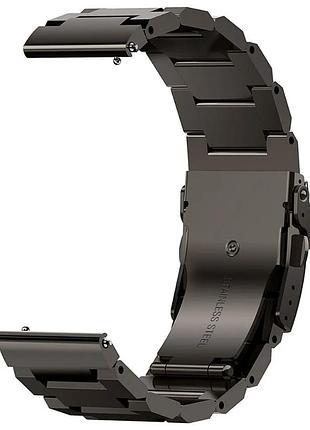 Ремешок стальной для часов kospet tank t2 и kospet tank m2 (22*267мм, black)-lvr