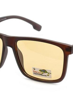 Фотохромные очки с поляризацией polar eagle pe8439-c2 photochromic, бронзовые