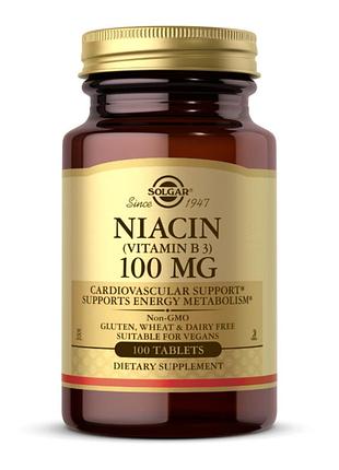 Niacin (vitamin b3) 100mg - 100 tabs