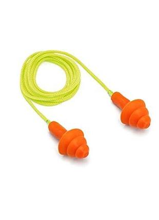 Беруши многоразовые со шнурком pyramex rp3001 (защита слуха snr 30 дб)