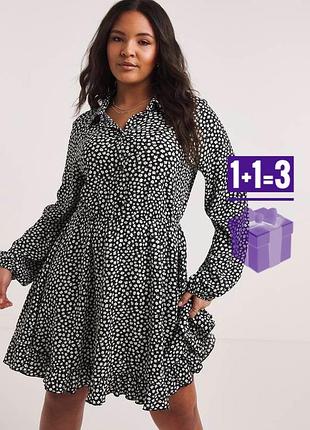 🥰 сукня вільного фасону в квітковий принт simply be 22