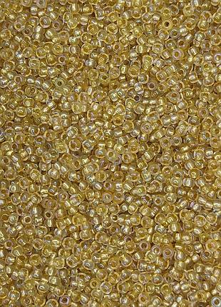 68484 чешский бисер preciosa 10 грамм прокрашенный золотистый
