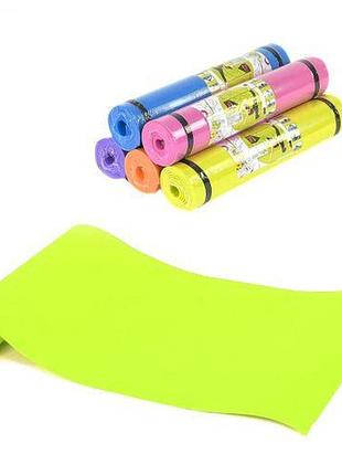 Коврик для йоги, 4 мм (салатовый) [tsi109425-тsі]