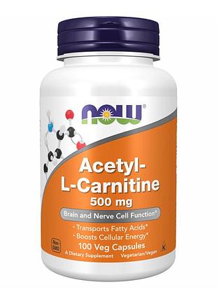 Acetyl l-carnitine 500mg - 100 vcaps