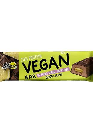Vegan bar - 12x50g chocolate & lemon
