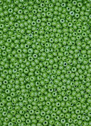 58310 чешский бисер preciosa 10 грамм жемчужный зеленый