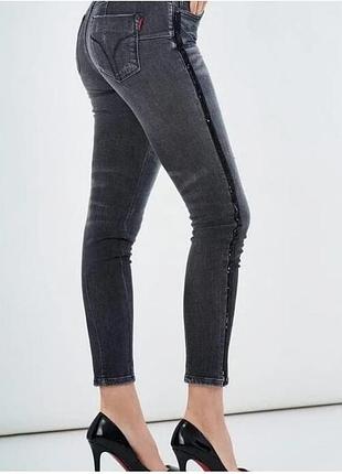 Джинси стретчеві з лампасами