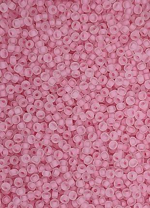 38394 матовий чеський бісер preciosa 10 грам матовий профарбований рожевий світлий