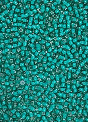 55716 чешский бисер preciosa 10 грамм прозрачный изумрудный