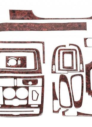 Накладки на панель meric (передняя часть) 2006-2015, титан для mercedes viano