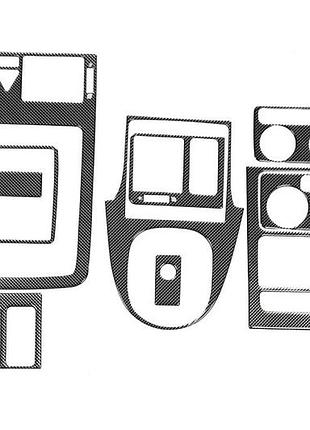 Накладки на панель карбон для volkswagen touran 2003-2010 гг