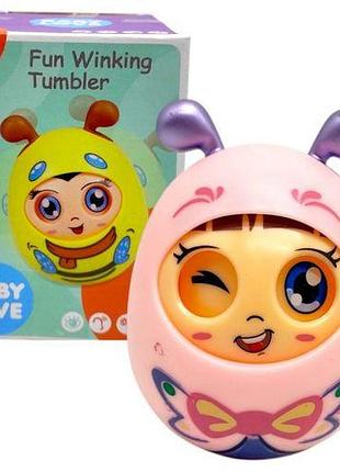 Неваляшка, рухомі очі (мікс кольорів) [tsi275307-тsі]