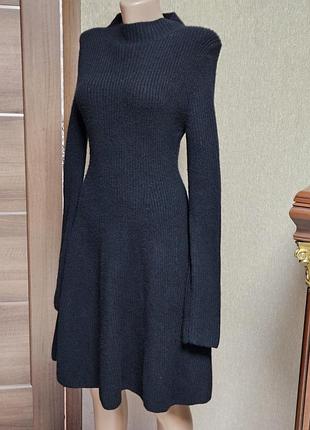 Платье клеш cos 100% шерсть