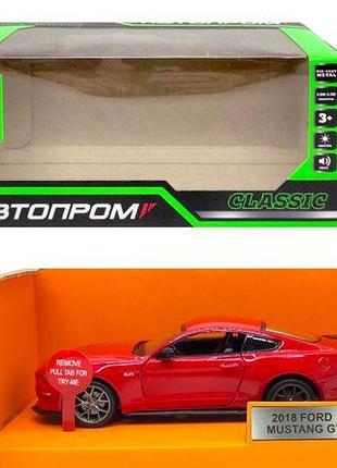 Машинка металева "автопром 1:34 ford mustang gt" [tsi282652-тsі]
