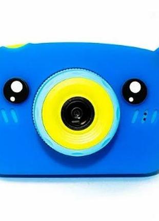 Фотоаппарат детский мишка teddy gm-24 (blue) | детская фотокамера мишка