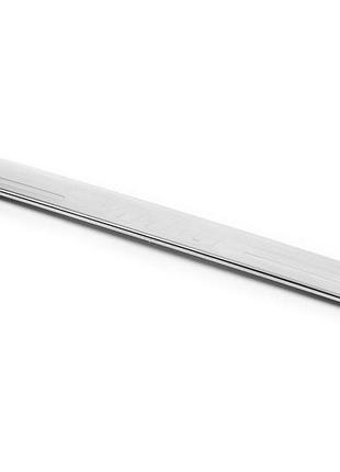 Накладка над номером (2-двер, нерж) omsaline - итальянская нержавейка (без надписи) для mercedes viano