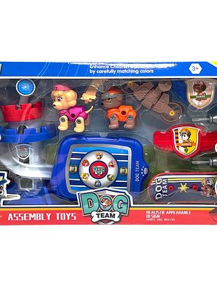 Игровой набор "щенячий патруль" база bambi фигурки с аксессуарами
