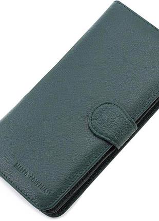 Женский кошелек с магнитом marco coverna mc-b031-950-7 (jz6674) зелёный