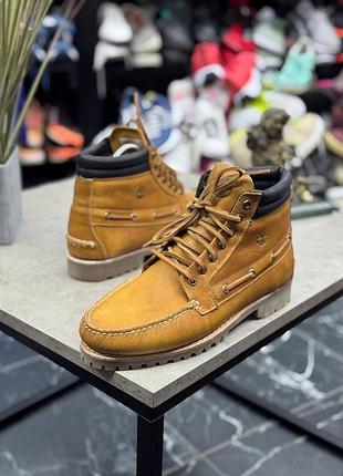 Чоловічі черевики timberland authentic lace up gore-tex boot коричневого кольору.