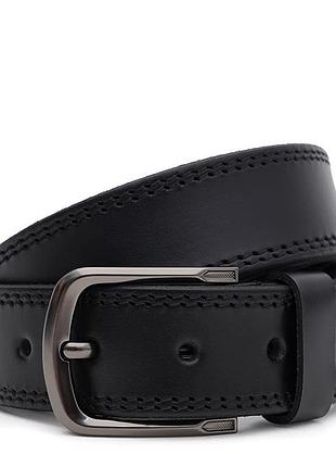 Ремень мужской кожаный батал 150х4 jz sb-jz150v1fx78-black