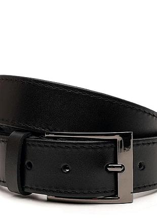 Ремень мужской кожаный 125х3.5 jz sb-jzv1125fx09-black