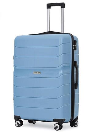 Чемодан semi line 30" (l) blue (t5616-3), синий