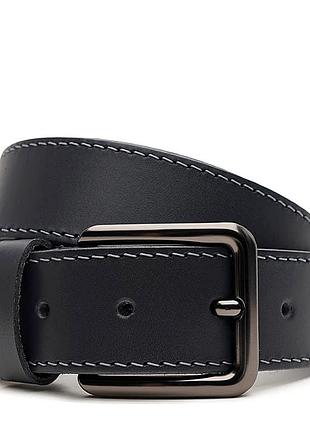 Ремень мужской кожаный 125х4 jz sb-jzv1125fx52-navy синий