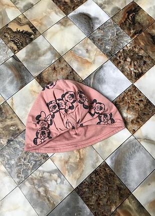 Шапка-чалма»мінні маус»на 0-3місяців(62см)