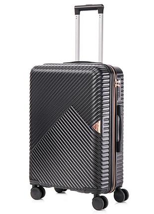 Чемодан semi line 24" (m) black (t5726-2), черный