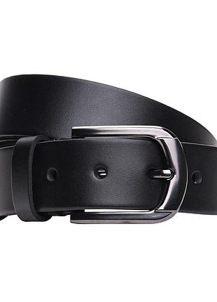 Ремень мужской кожаный 115х3.5 jz sb-jz115v1gen46-black