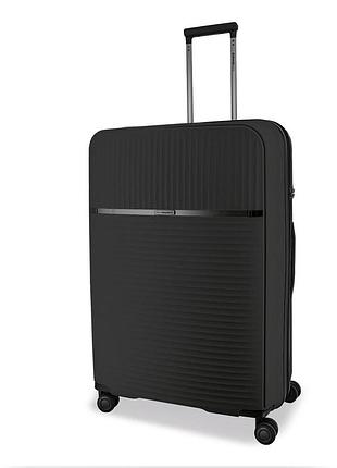 Чемодан swissbrand malden (s) black (swb_lhmal001s), черный