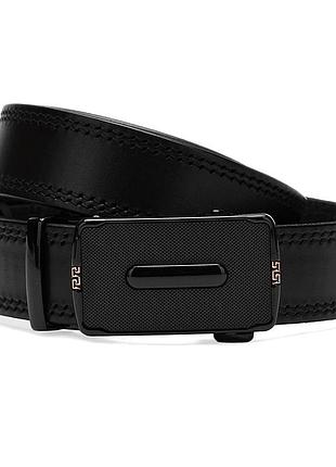 Ремень мужской кожаный автомат 115-125x3.5 jz sb-jzcv1gnn24-black