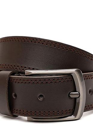 Ремень мужской кожаный 125х4 jz sb-jzv1125fx22-brown